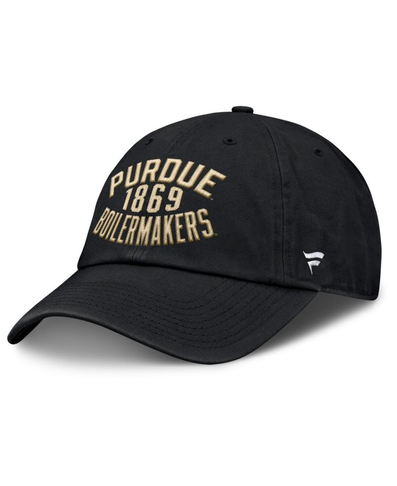Men's Black Purdue Boilermakers Archer Adjustable Hat