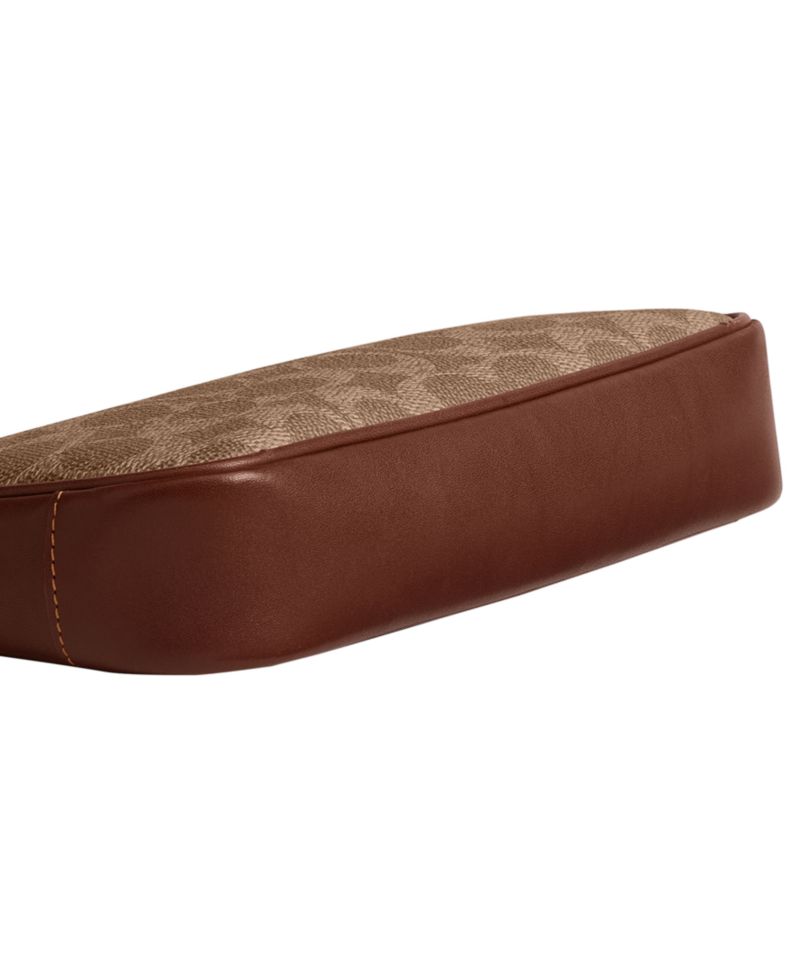 Plaza Small Signature UpcraftedLeather Shoulder Bag