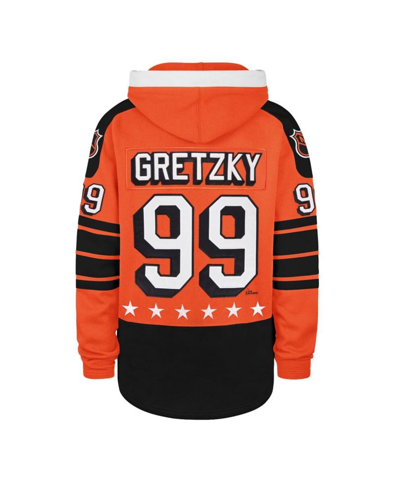 Men's Wayne Gretzky Orange 1983 NHL All-Star Game Superior Lacer Hoodie