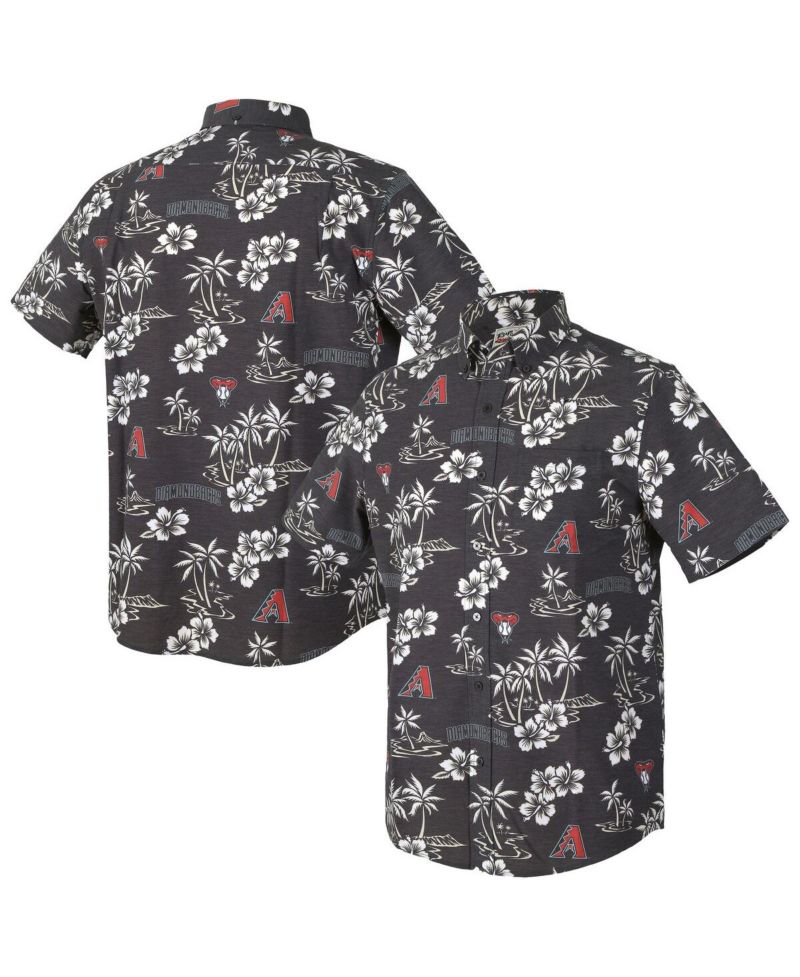 Men's Black Arizona Diamondbacks Kekai Performance Button-Up Shirt