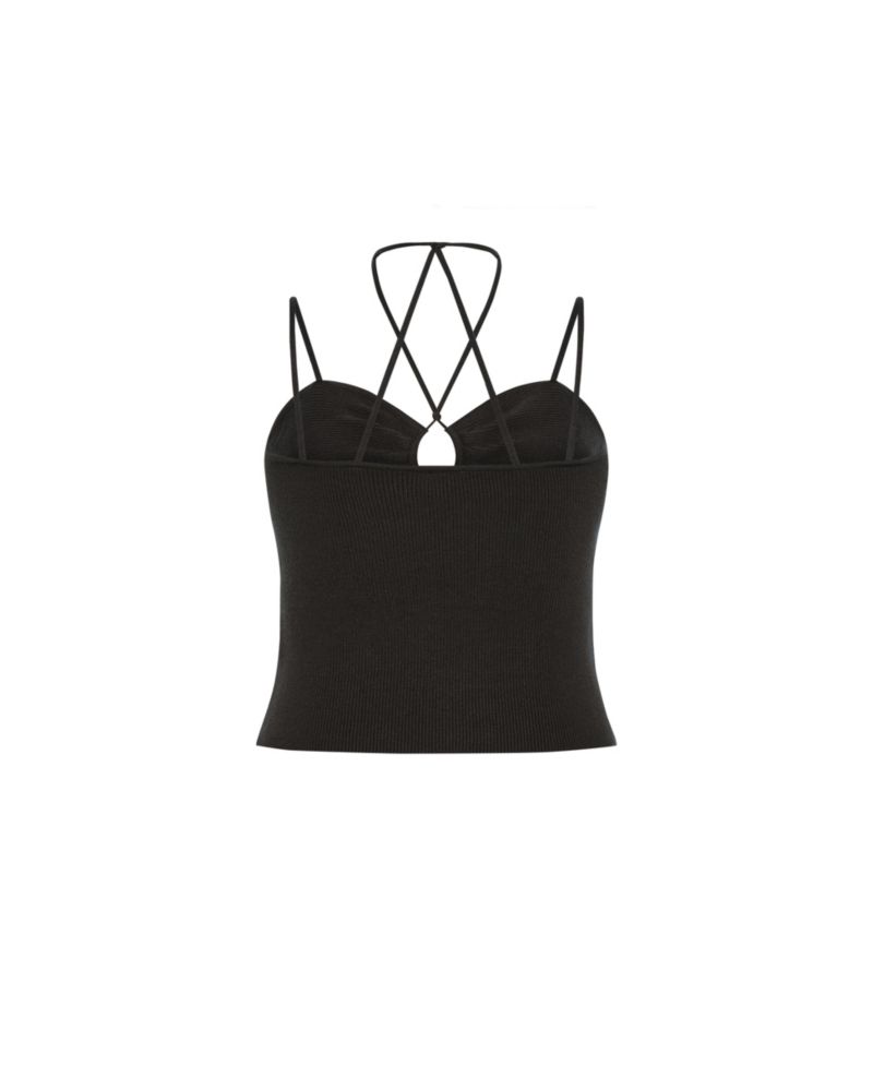 Women's Jez Ribbed Halter Top