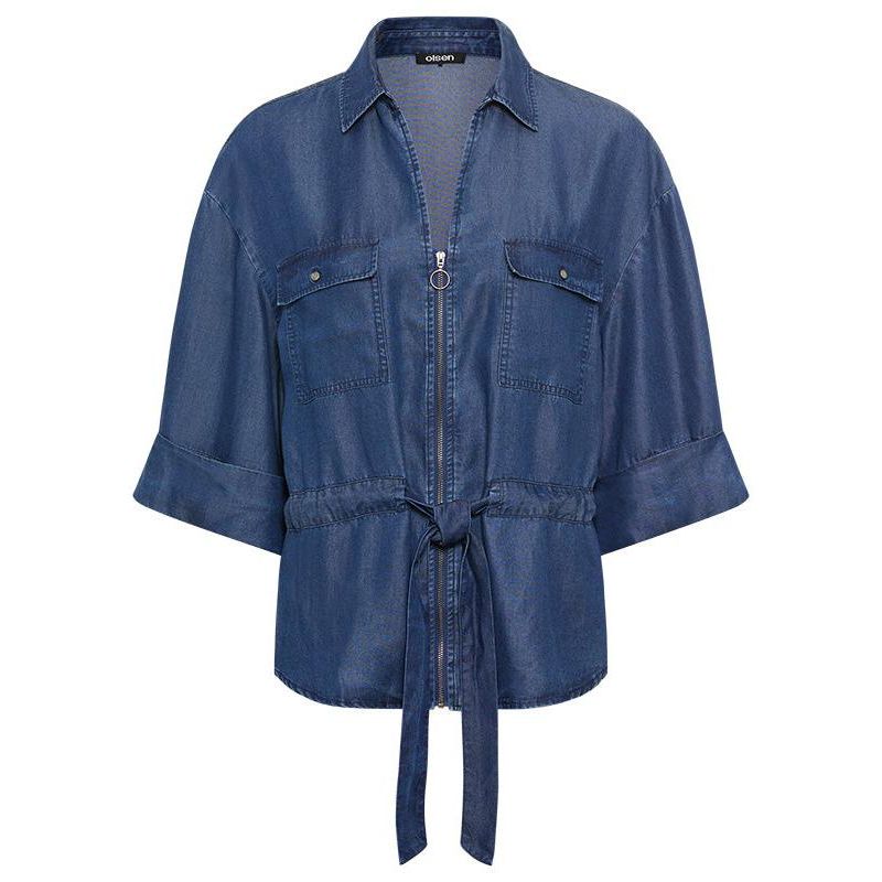 Women's Soft Denim-Look Jacket