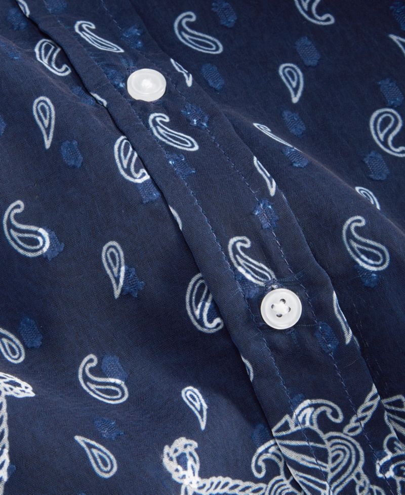 Women's Bandana-Print Tie-belt Shirtdress