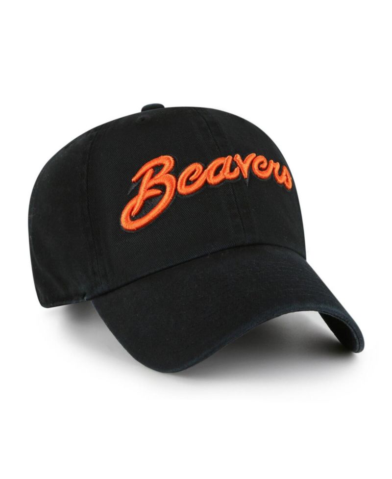 Men's Black Oregon State Beavers Clean Up Adjustable Hat