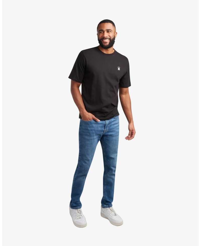 Men's Mountain Graphic 2-Way Stretch Relaxed-Fit T-Shirt