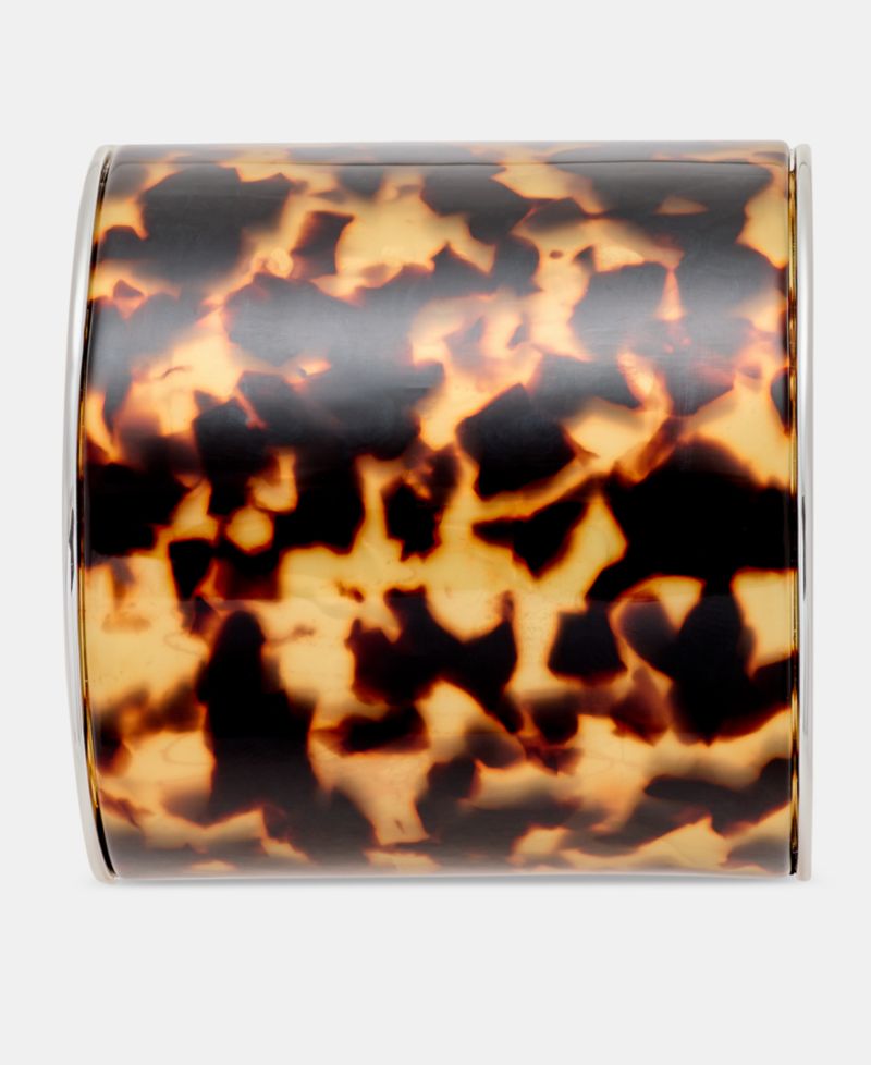 Tortoise-Look Statement Cuff Bracelet