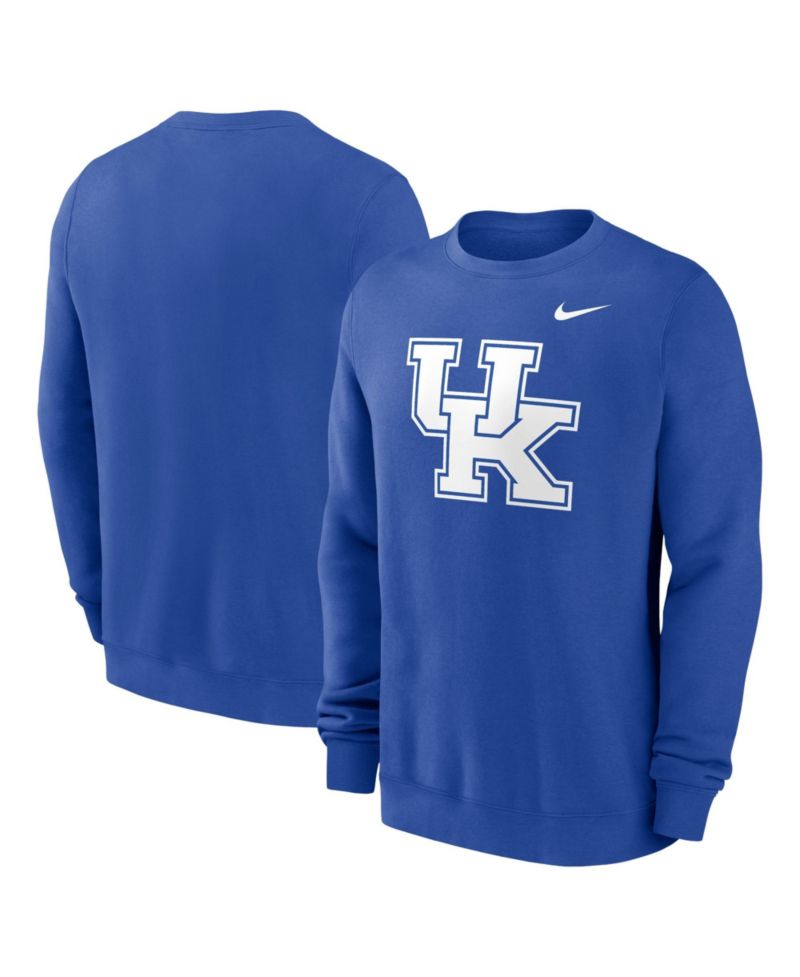 Men's Royal Kentucky Wildcats Primetime Fleece Pullover Sweatshirt