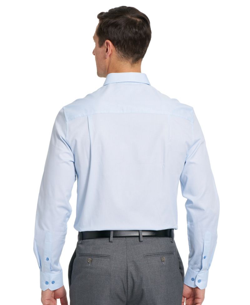 Men's Newbury Text Modern-Fit Dress Shirt