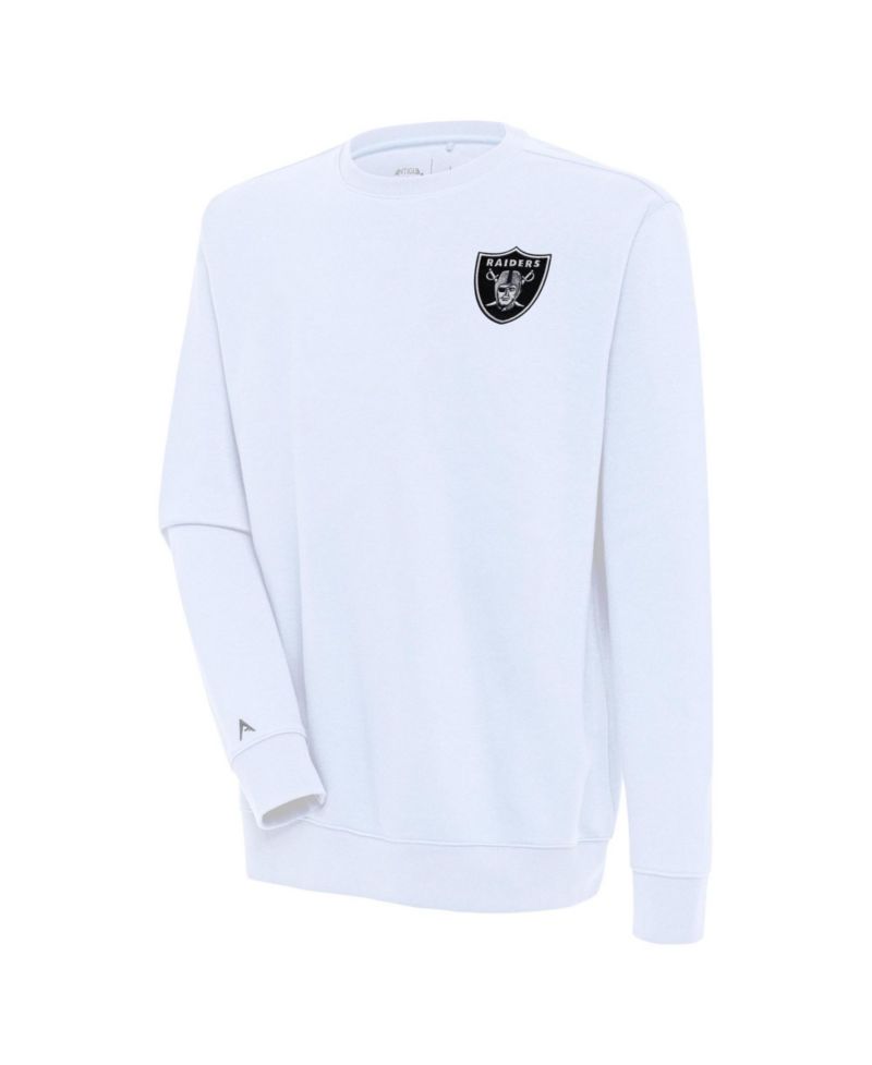 Men's White Las Vegas Raiders Victory Pullover Sweatshirt