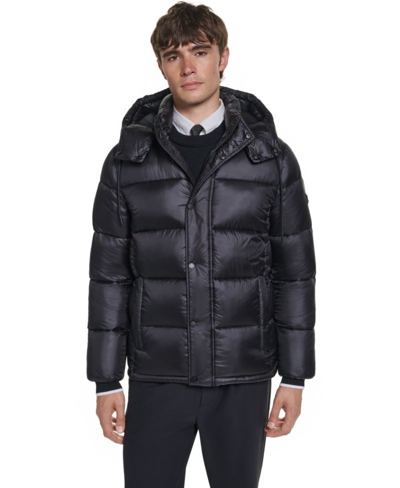 Men's Down Hooded Puffer
