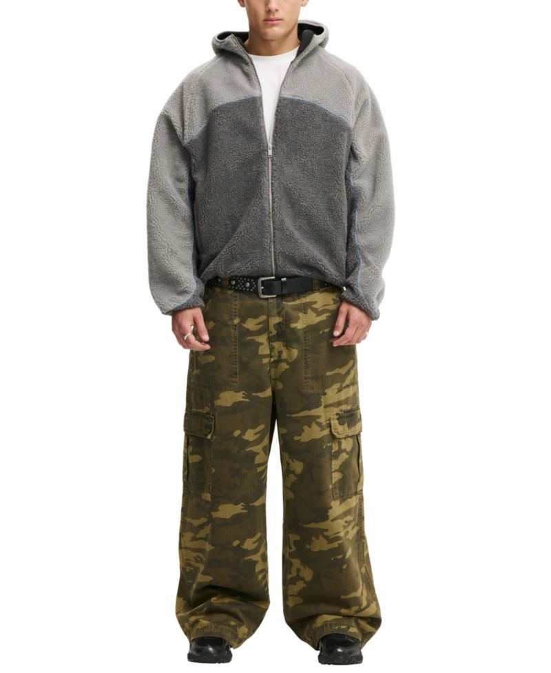 Men's Hooded Teddy Jacket