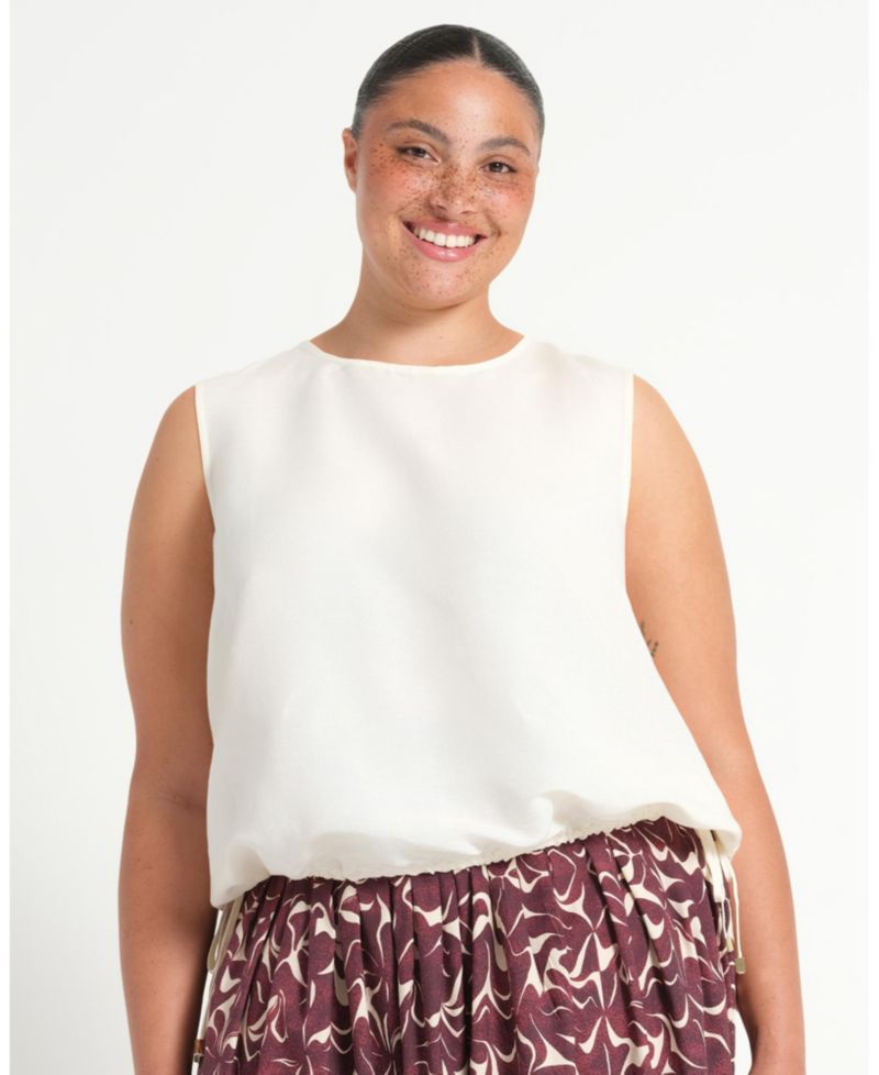 Women's Ainsley Tie-Hem Relaxed Tank Top