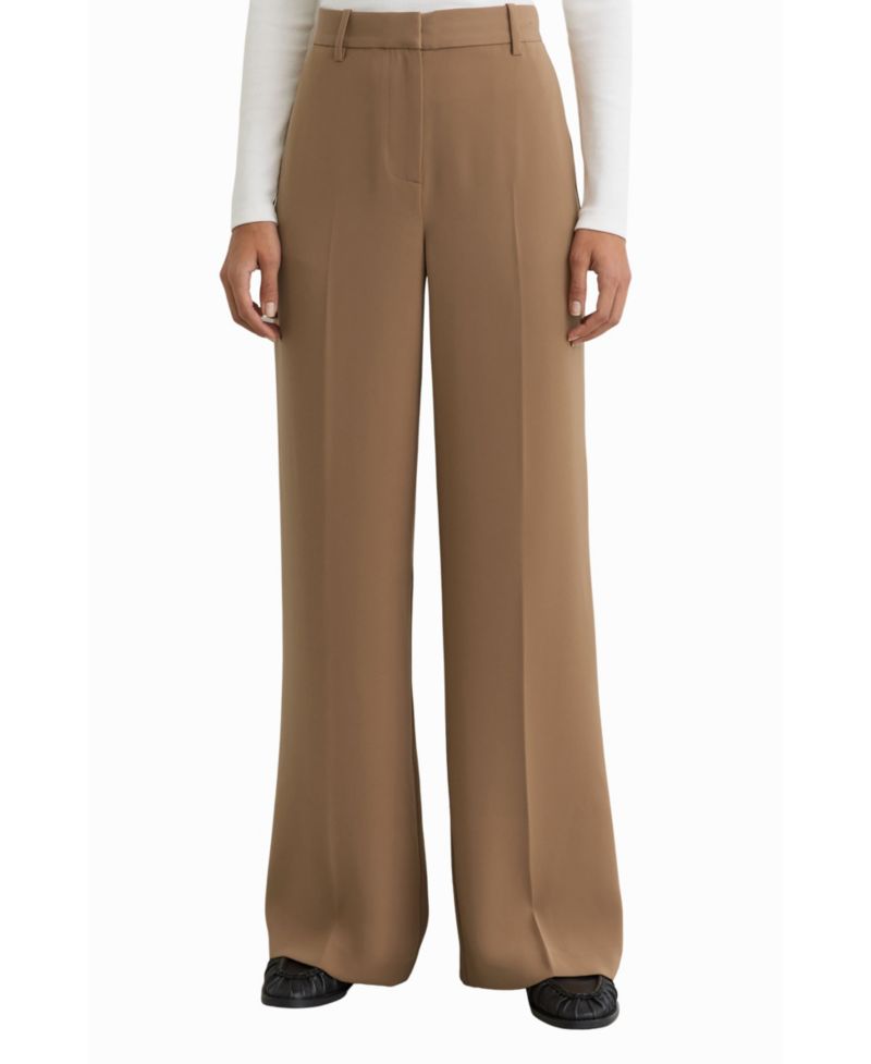 Women's Wide-Leg Tailored Trousers