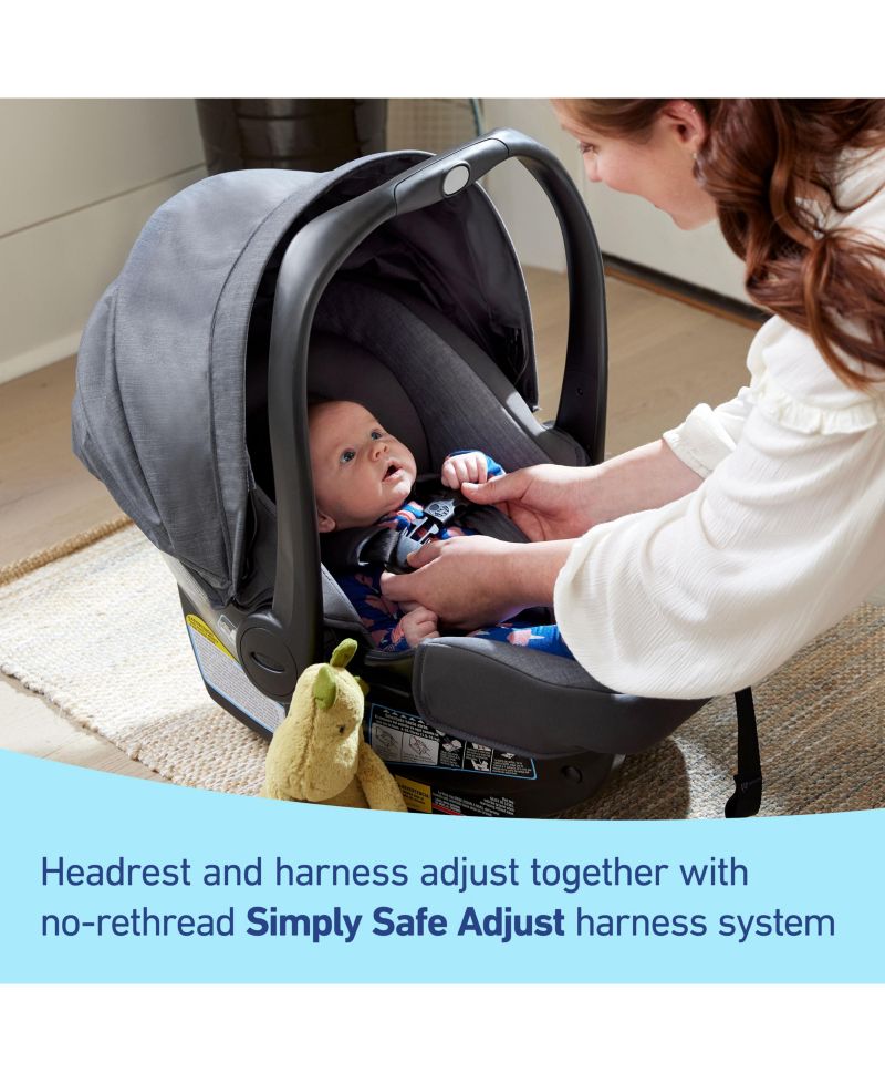 SnugRide DLX Baby Car Seat Featuring Load Leg Technology
