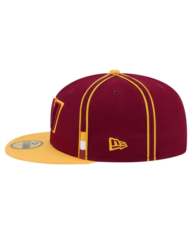 Men's Burgundy Washington Commanders Soutache 59FIFTY Fitted Hat