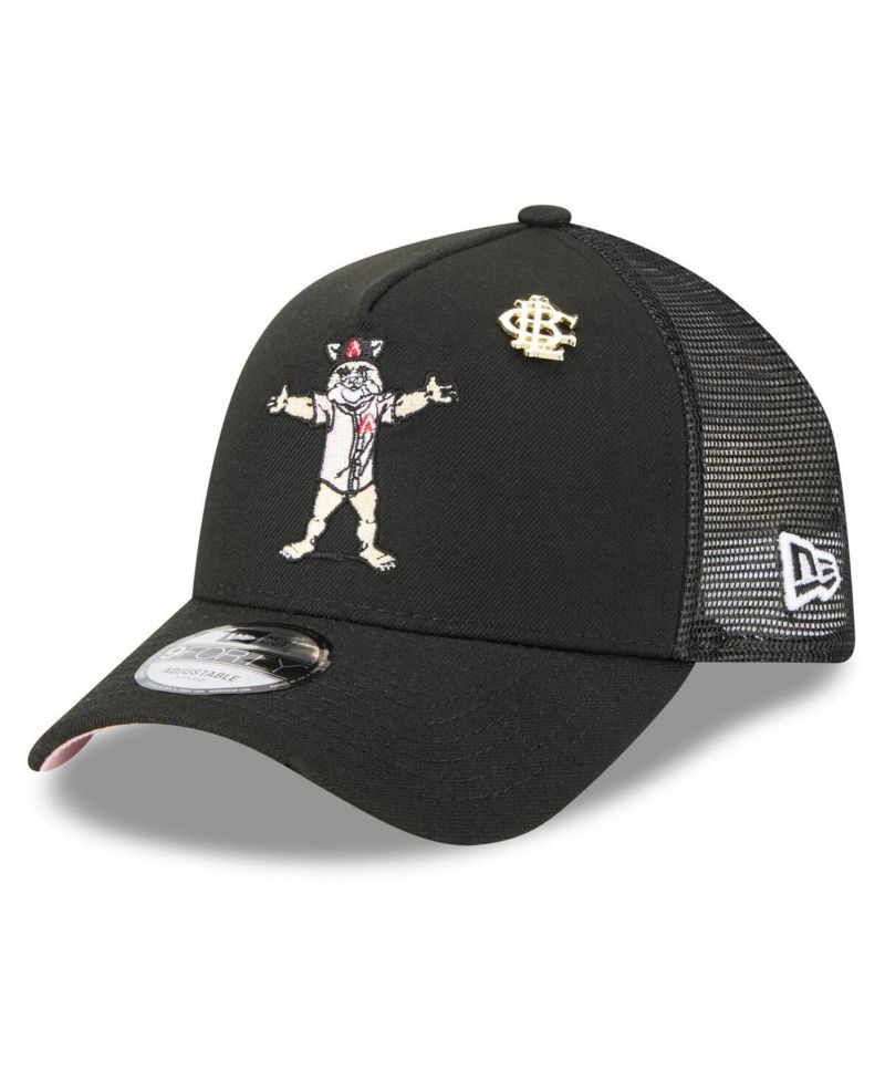 Men's Black Arizona Diamondbacks 2025 Big League Chew A-Frame 9FORTY Adjustable Trucker Hat