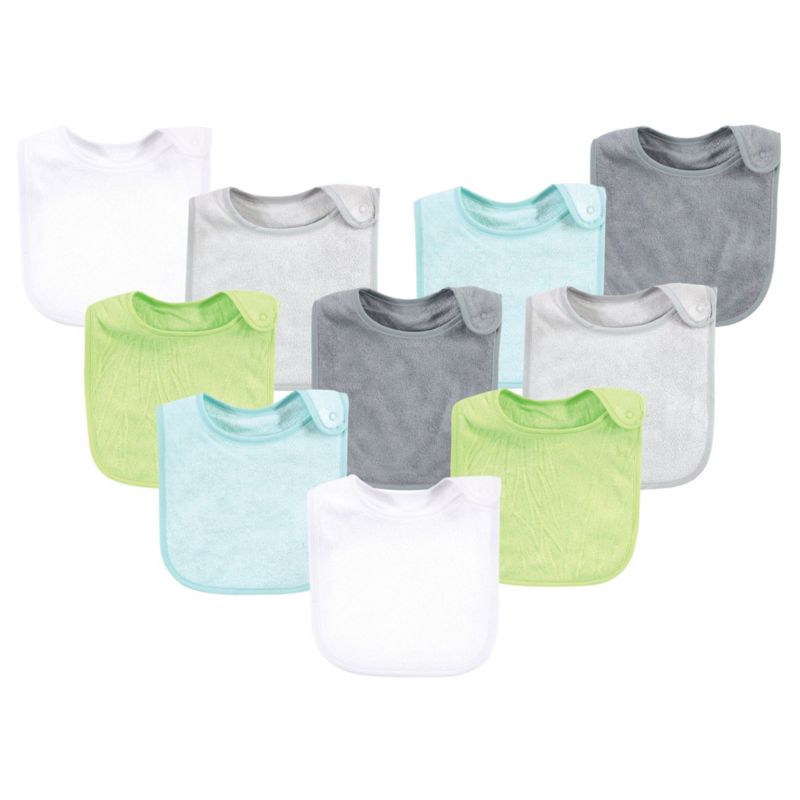 Boys Ultra-Soft Bamboo Rayon Terry Bibs