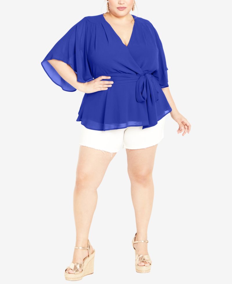 Women's Elegant Wrap Top