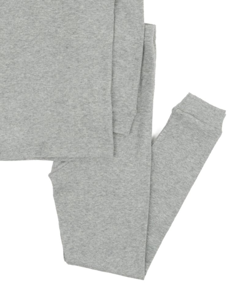 Kids Matching Family Two Piece Cotton Long Sleeve Solid Color Pajamas 6-14