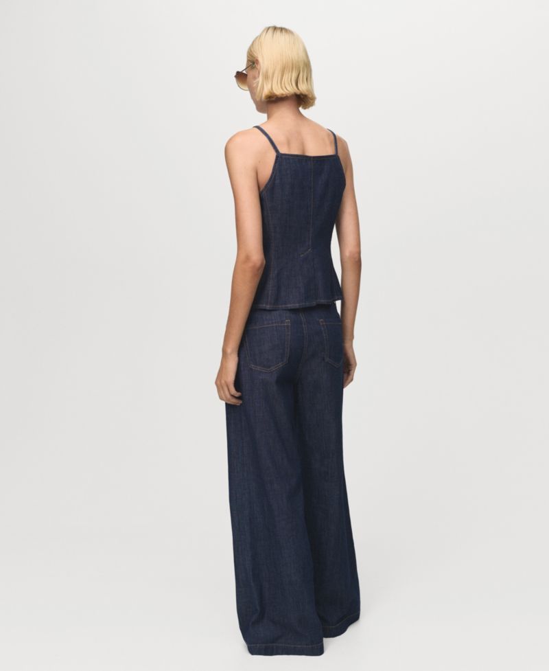 Women's Wide Leg Mid-Rise Jeans