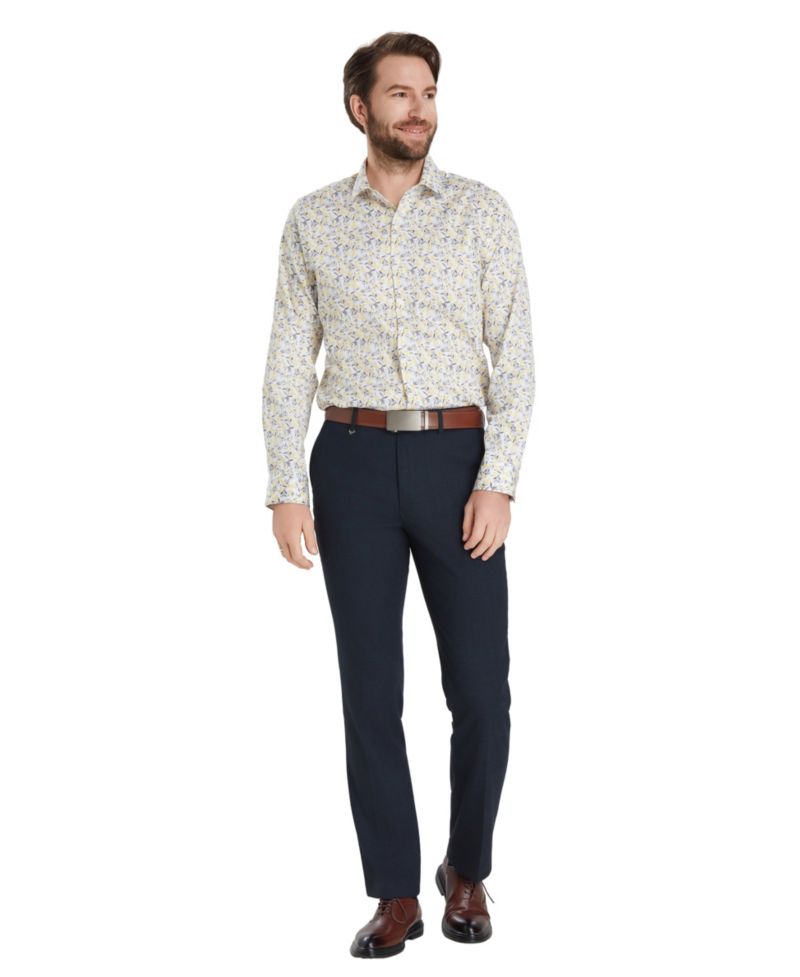 Men's Slim-Fit Florian Ditsy Dress Shirt