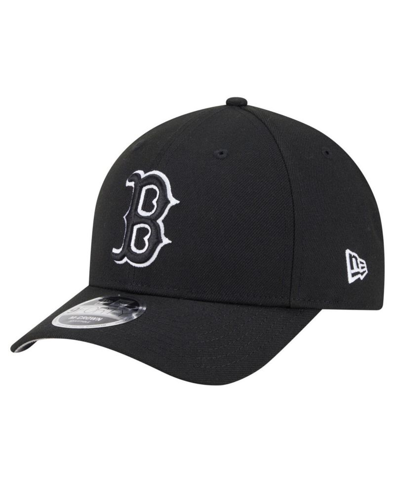 Men's Black Boston Red Sox Player Replica 9FORTY Adjustable Hat