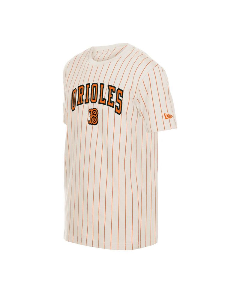 Big Boys and Girls White Baltimore Orioles 2026 City Connect Pinstripe T-Shirt
