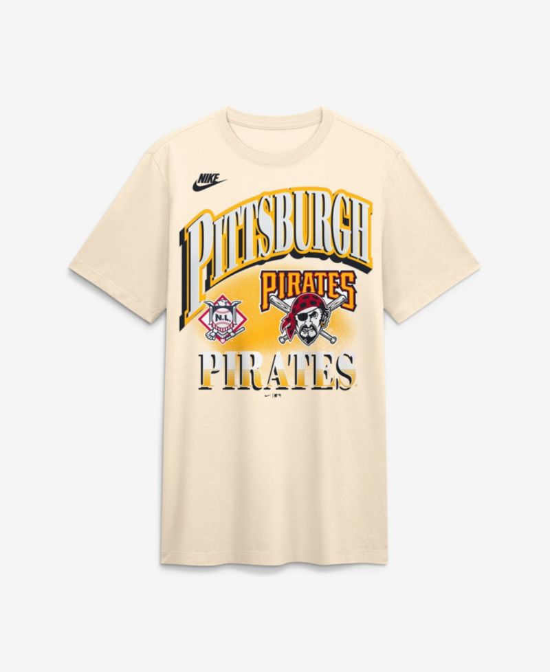 Men's Natural Pittsburgh Pirates Vintage Tri-Blend T-Shirt