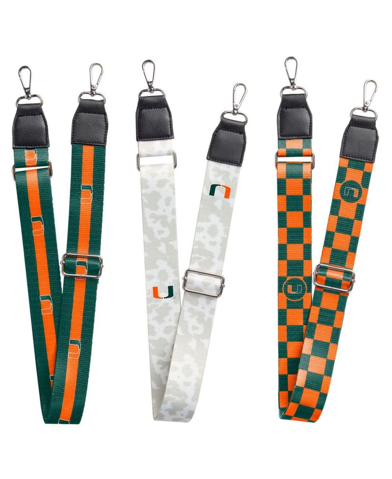Miami Hurricanes 3-Pack Bag Strap Set