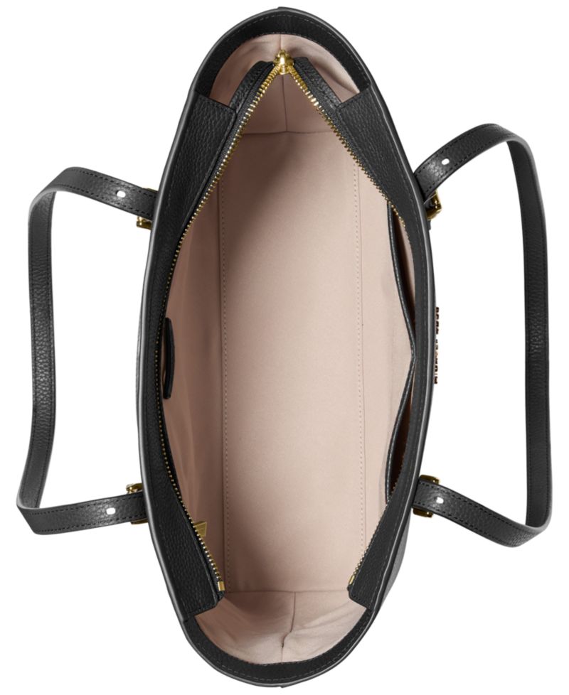 Quinn Medium East West Top-Zip Tote Handbag