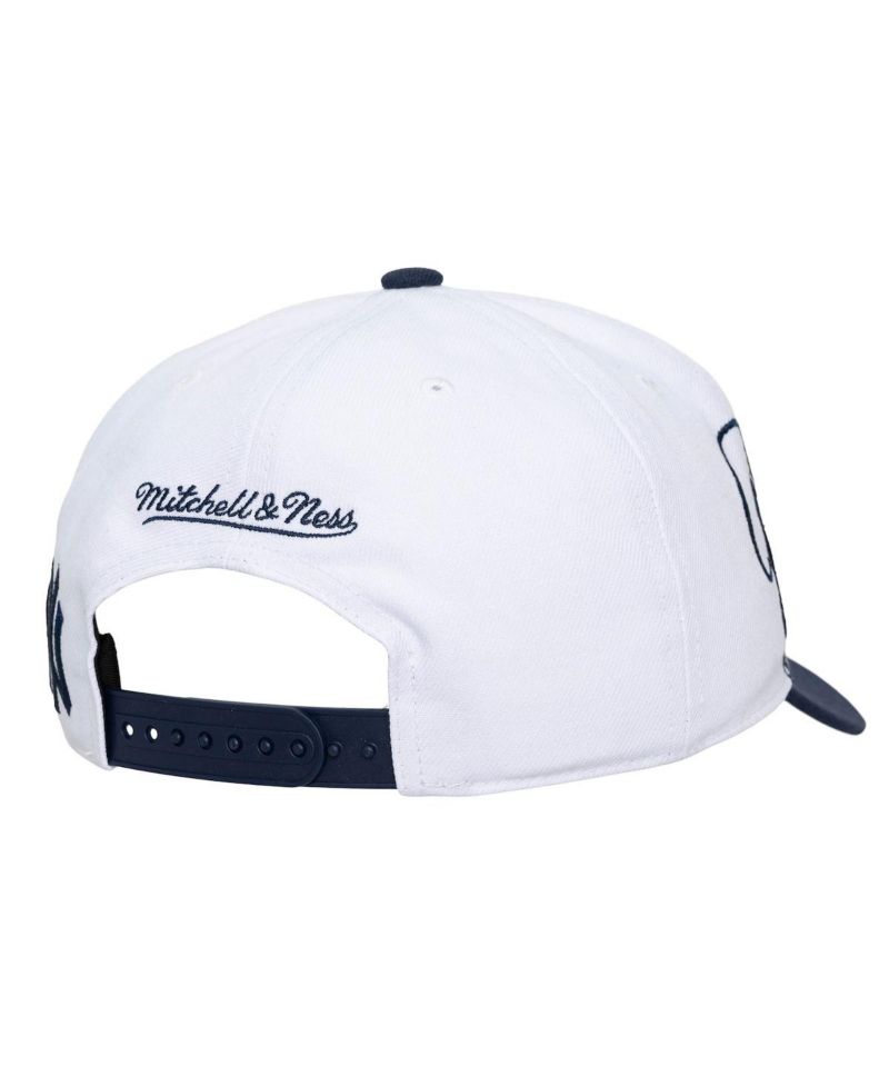 Men's and Women's White/Navy New York Yankees XL Script Pro Crown Adjustable Hat