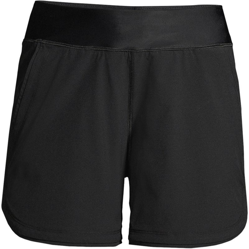 Women's Curvy Fit 5" Quick Dry Board Shorts Swim Shorts with Panty