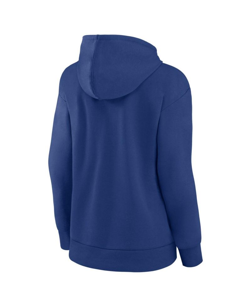 Women's Blue Vancouver Canucks Authentic Pro Core Primary Fleece Pullover Hoodie