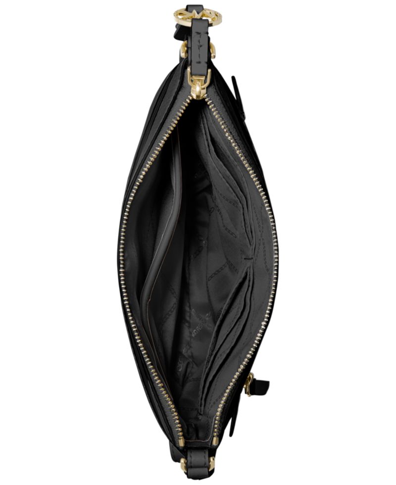 Michael Kors Jet Set Charm Leather Small North South Flat Crossbody Bag