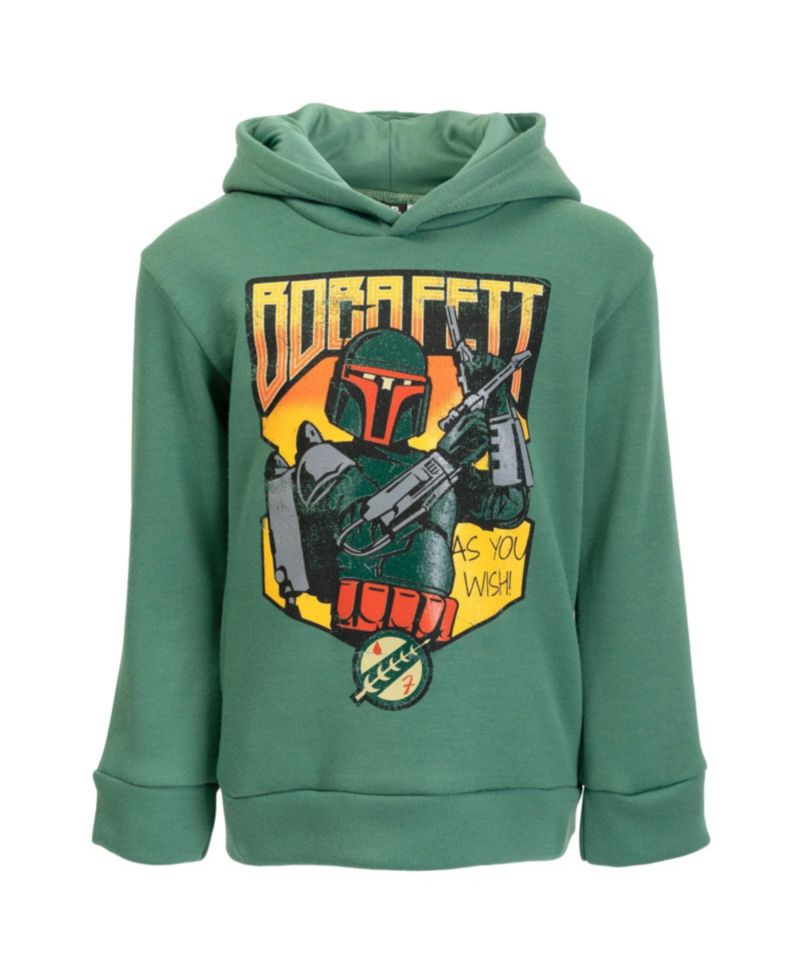Little Boys (4-20) Boba Fett Fleece Pullover Hoodie
