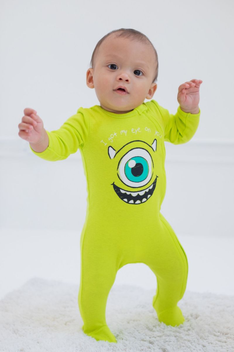 Baby Boys Disney Winnie the Pooh Lion King Pixar Toy Story 2 Pack Sleep N' Play Coveralls Newborn to
