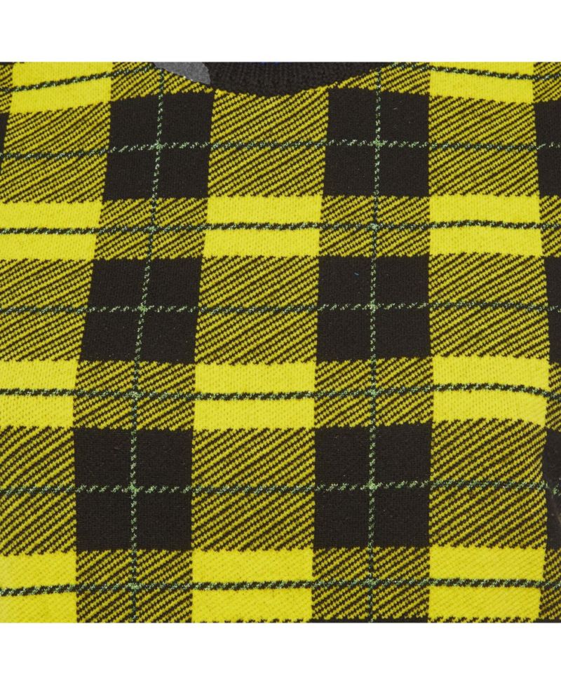 Women's Plaid Knit Vest Sweater