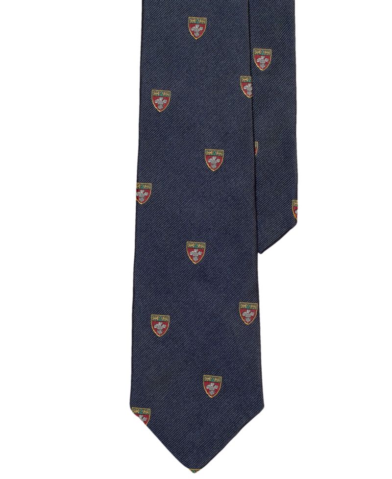 Men's Silk Repp Narrow Club Tie
