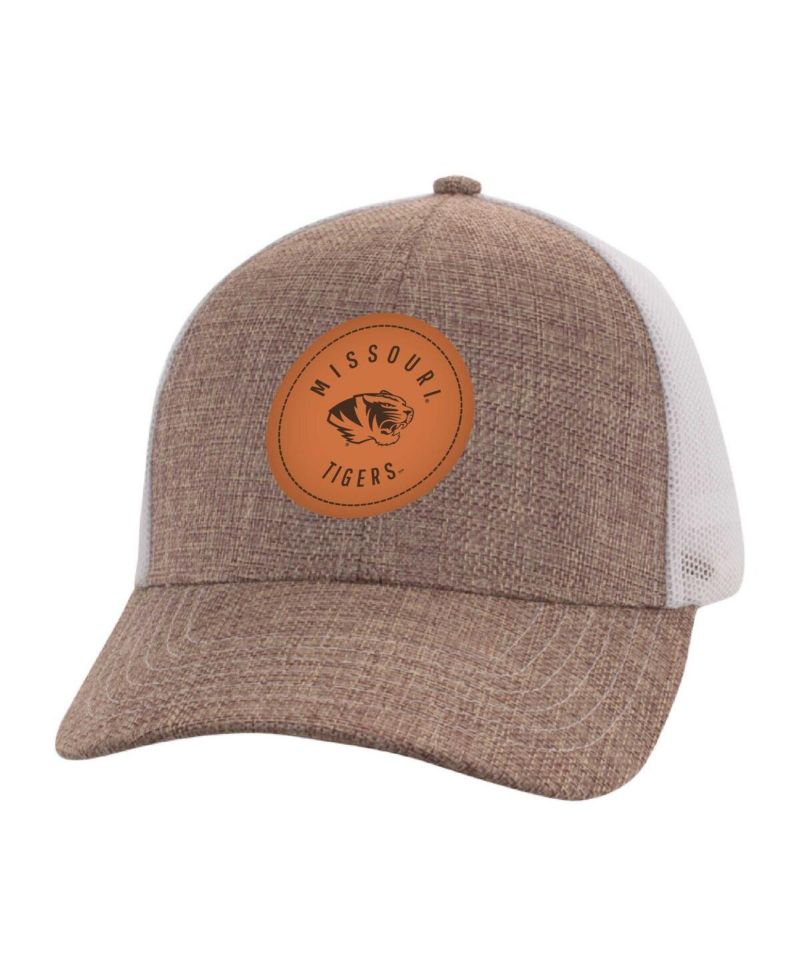 Men's Tan/White Missouri Tigers Pregame Adjustable Hat