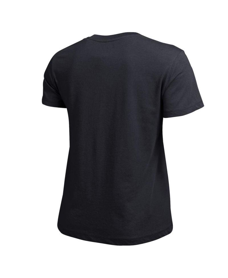 Women's Black Carolina Hurricanes Wordmark Lockup T-Shirt