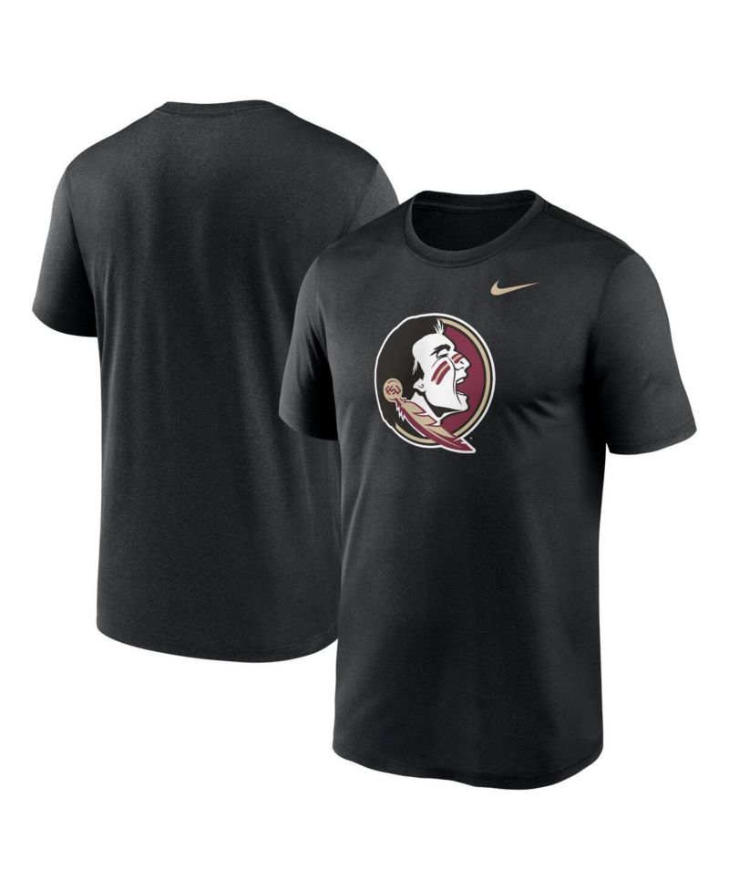 Men's Black Florida State Seminoles Primetime Legend Logo T-Shirt