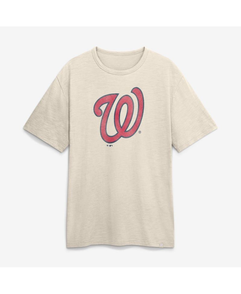 Men's Cream Washington Nationals Stadium Slub T-Shirt