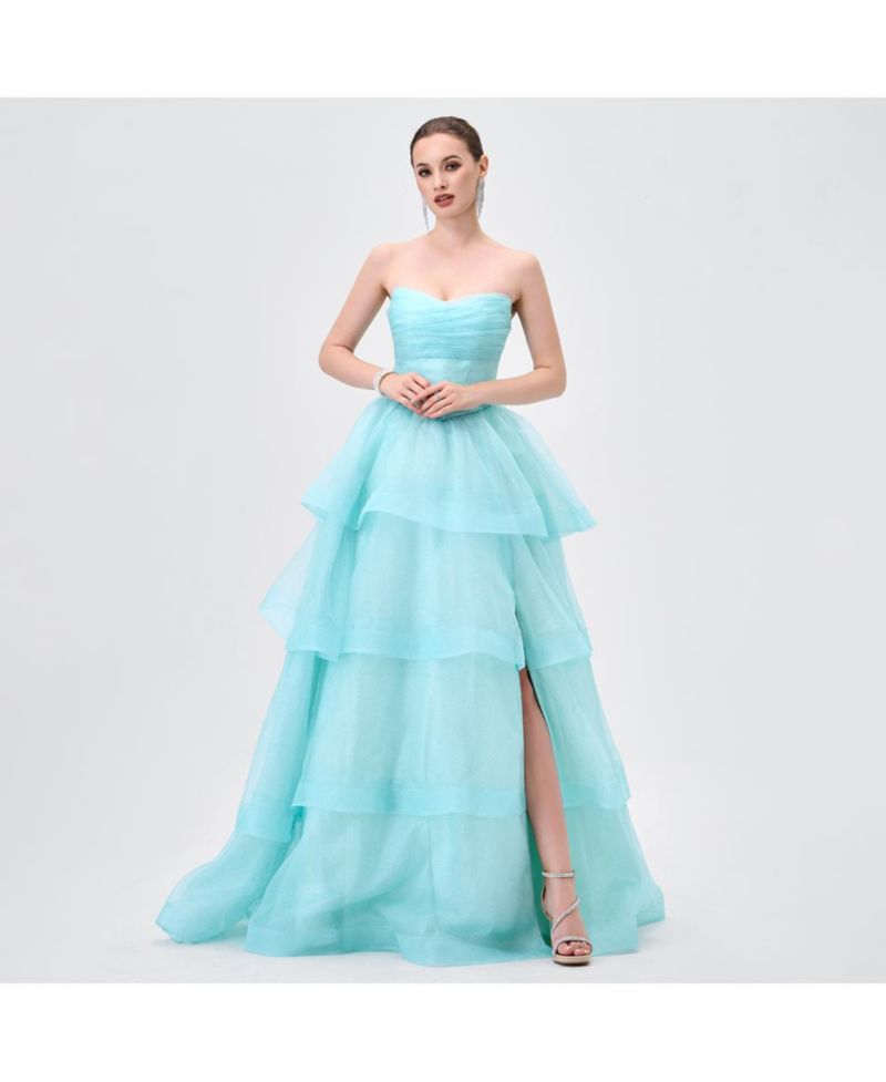 Women's Tiff Strapless Tiered Ball Gown