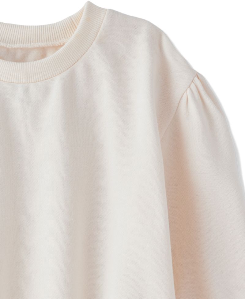 Baby Girls' Long-Sleeve Solid Sweatshirt and Pants, 3-Pack