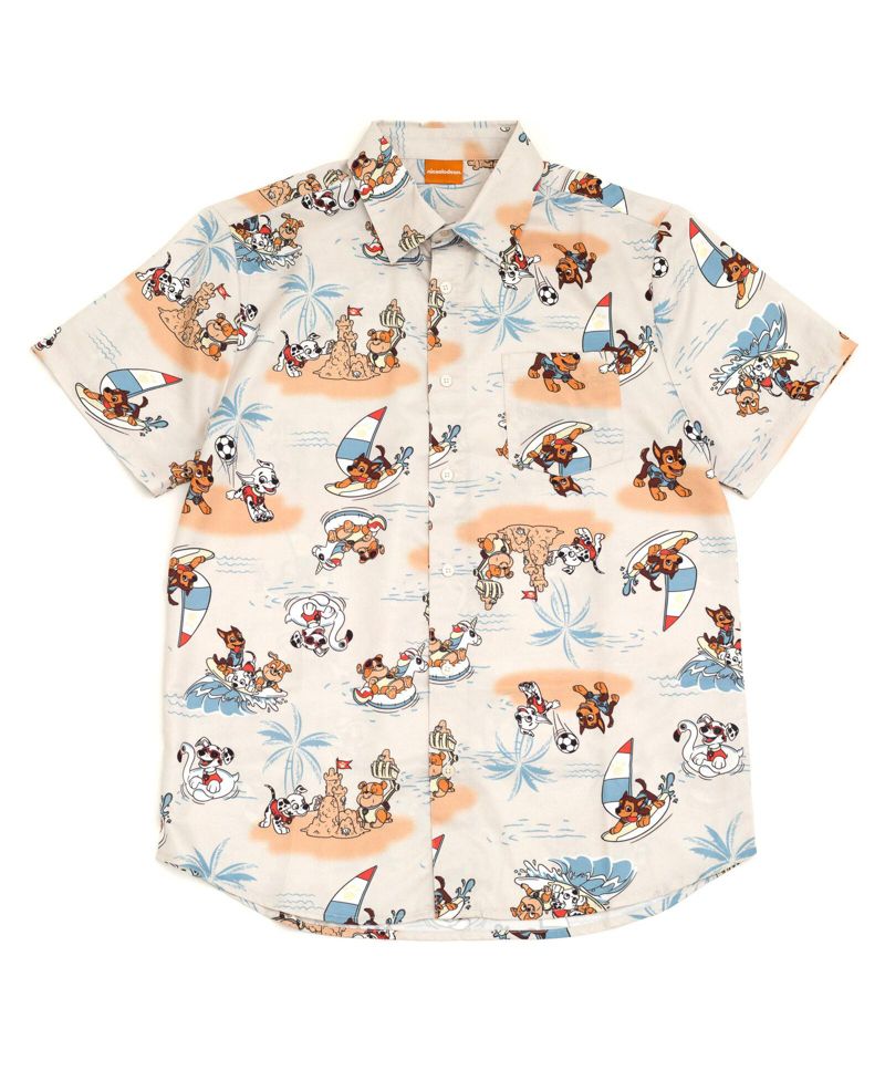 Boys Matching Family Hawaiian Button Down Dress Shirt