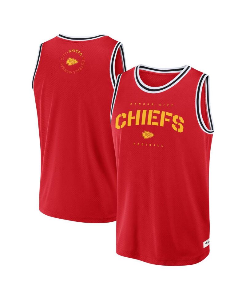 Men's Red Kansas City Chiefs Elements Future Ground Jersey Tank Top