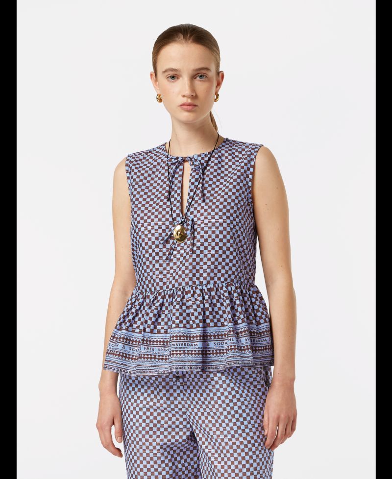 Women's Bow Details Top