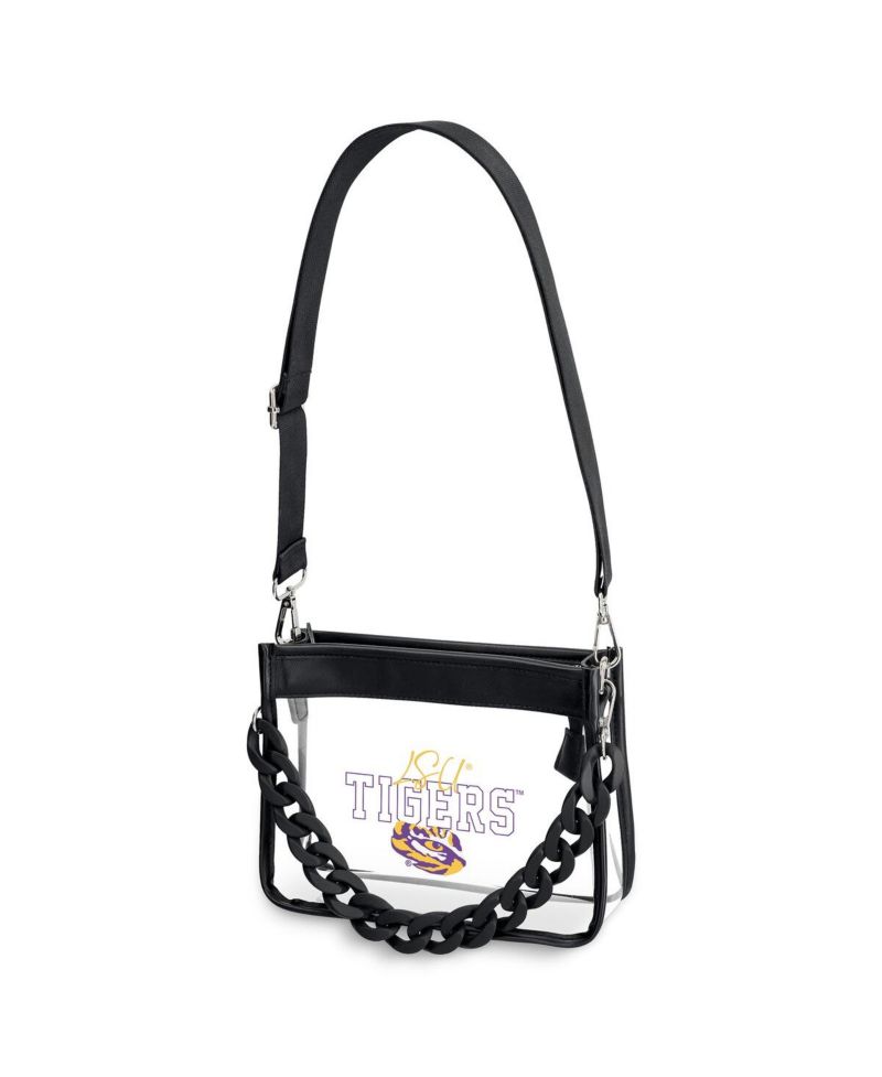 LSU Tigers Plastic Chain Mini Crossbody