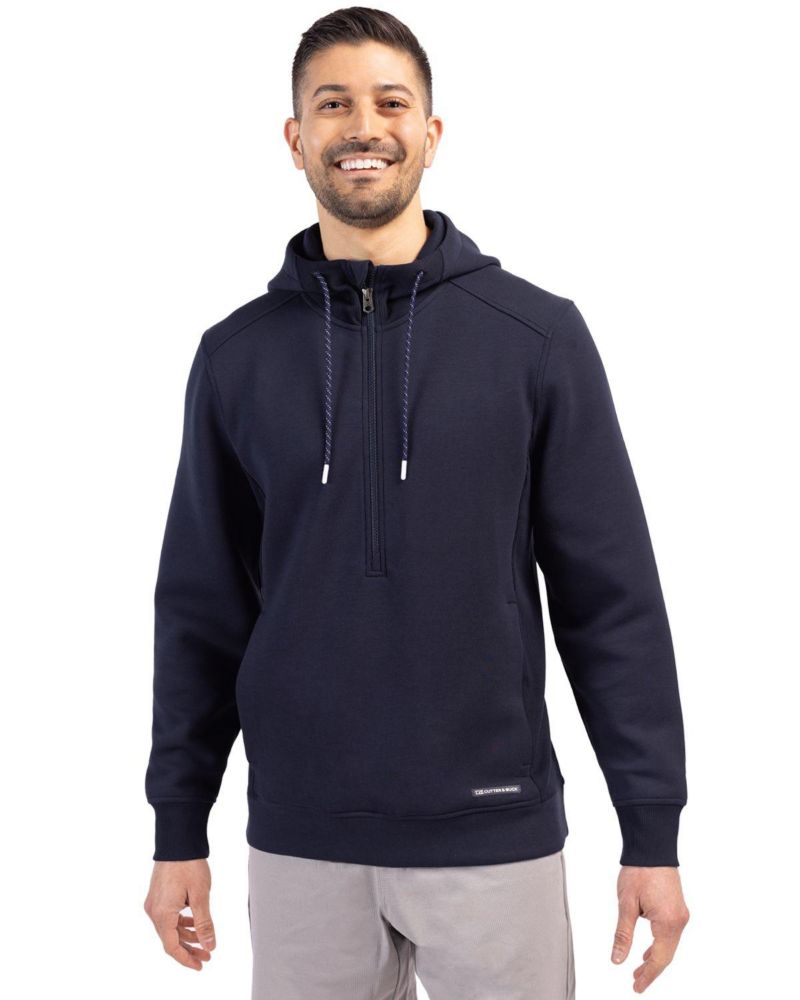 Men's Roam Half Zip Mens Long Sleeve Hooded Pullover