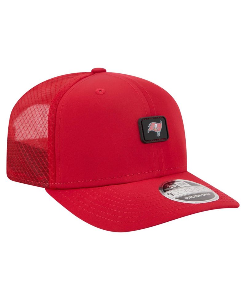 Men's Red Tampa Bay Buccaneers Micro Badge 9SEVENTY Adjustable Hat